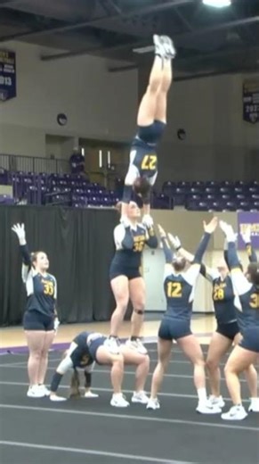 INSANE 3-Level Inversion Pyramid | Augustana Sticks a 5-Second Handstand Hold!