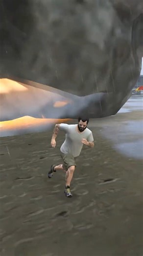 GTA5: Survival vs Meteor Shower💀🔥 #gaming #gta5 #gtav