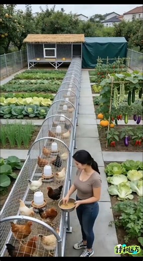 Every DlY chicken Run Tunnel #chciken Farming #poultry Farm