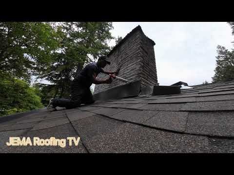 JEMA Roofing TV #chimney counter flashing installation