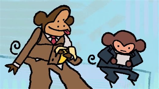 marcus on Instagram: "Monkey Business 🐵🍌 #animation #studentfilm #animatedshort #cartoon #monkeybusiness"