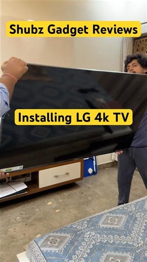 Installing My LG 4k TV on a Rotating Wall Mount | Easy DIY 🔧📺