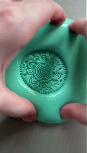 ASMR Imprint Stamp Pattern 🪞 Perfect Press & Satisfying Slime Design