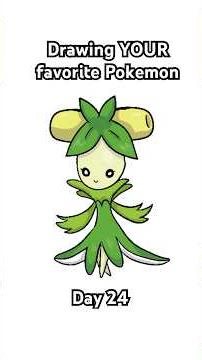 Drawing YOUR favorite Pokemon Day 24 #pokemon