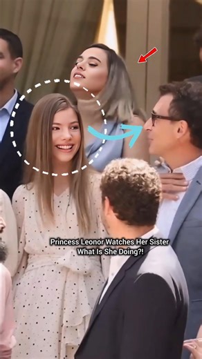 Princess Leonor Watches Her Sister – What Is She Doing?! 👀✨
