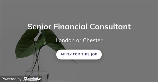 Senior Financial Consultant - CIPFA