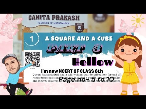 Class 8 Maths Ganita Prakash Solutions | Chapter 1 ! A Square and A cube | Page 5 to 10 Solutions