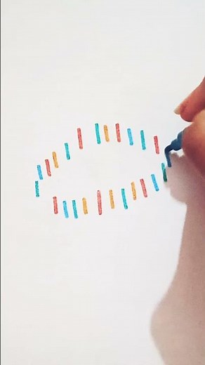 Easy Crowd Drawing l How to draw a crowd holding hands