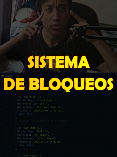 El sistema de bloqueos funciona de tal manera que cuando un usuario bloquea a otro, el backend escribe esa relación en PostgreSQL y la publica como evento a Kafka. Kafka distribuye ese evento a todos los microservicios en paralelo, y cada uno lo consume de forma independiente: el de mensajería filtra mensajes, el de notificaciones suprime los push notifications antes de llegar a Apple o Google, y el de perfil devuelve 404. #programacion #software #backend #instagram #fyp