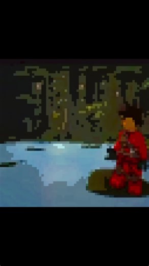 Stunning Pixel Edit of Kai from Ninjago