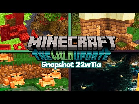 Snapshot 22w11a: Mangrove Wood, Deep Dark Biome, Frogs & More! ▫ Minecraft 1.19 The Wild Update