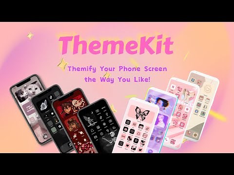 Aesthetic AndroId Icons Widgets Themes & Wallpapers for Home Screen 2022 | ThemeKit 🥳