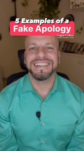 5 Examples of a FAKE Apology #manipulation #accountability #truthbetold | Logan Cohen
