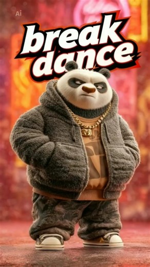 When a Panda Learns Breakdance 💀🐼