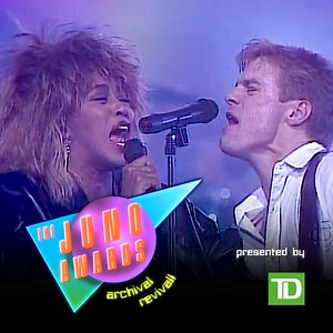 Watch as the legendary Tina Turner brings out Canadian Music Hall of Fame inductee Bryan Adams for a lively performance of ‘It’s Only Love’ at the 1985 JUNO Awards. TD is proud to support #JUNOS50 Music Brings us Together. This project is funded in part by the Government of Canada // Canadian Heritage Patrimoine canadien | The JUNO Awards