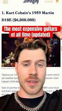 The most expensive guitars of all time (updated)
