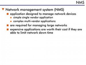 Network Management Systems - 6 : Overview