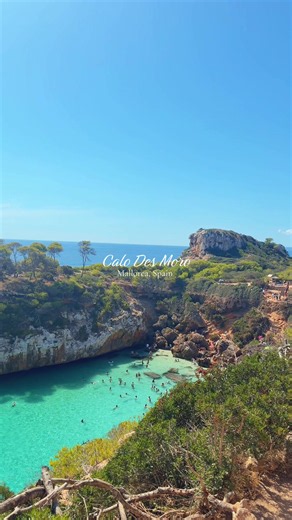 The most beautiful place I’ve ever seen #calodesmoro #mallorca #mallorcaspain #europetravel