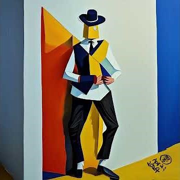 The tall blond man with one black shoe