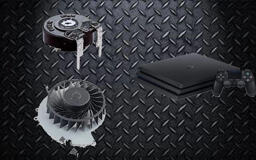 拆解增强Playstation4索尼PS4 PRO游戏机散热 加速风扇并更换导热垫