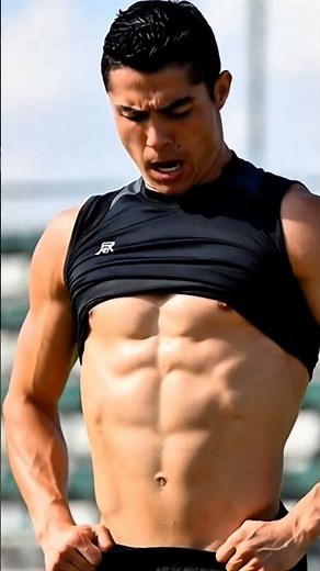 Ronaldo's strong muscles