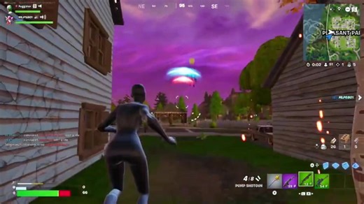 Fortnite Gameplay Highlights: Lucky Shots and Headshots