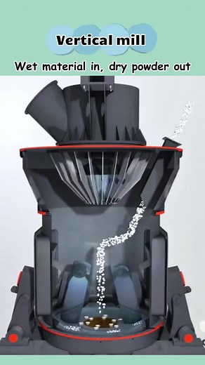 Vertical Milling Machine for Dry Power Processing
