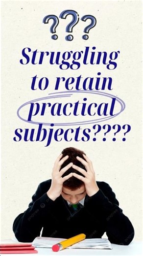 Struggling with Practical Subjects? Do THIS! 💡