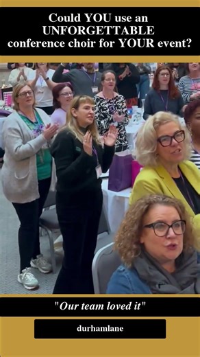 Conference choirs - unforgettable event experience: music for wellbeing