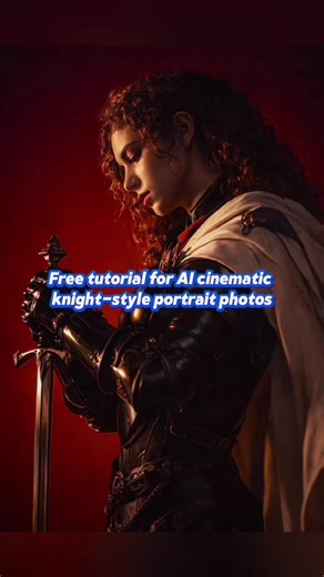 cinematic knight portrait AI AI knight photo effect hyper realistic knight cinematic portrait AI how to make cinematic knight portrait with AI AI knight portrait tutorial turn photo into knight with AI viral AI knight photo trend TikTok cinematic knight portrait AI medieval knight portrait generator AI knight prompt for Midjourney DALL-E knight portrait prompt AI photo to knight converter knight ai prompts ChatGPT knight portrait prompt ChatGPT AI knight photo tutorial ChatGPT generate knight po