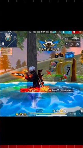 LYUNA FF VS NRZ 📈💀 Next Level Gameplay 1VS4 Clutch 😱 #freefire #trrending #shorts