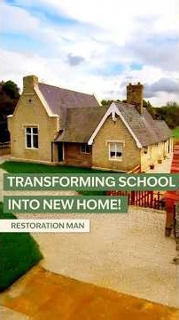 A couple want to renovate a Tudor revival schoolhouse into their dream home! #RestorationMan #shorts