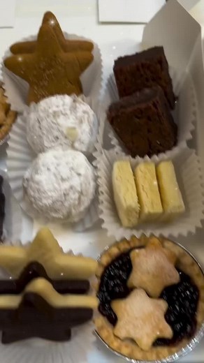 🎁✨ Watch the magic unfold as our Assorted Cookie Boxes come to life! packed with (and a while lot of butter), each box is a festive treasure chest of holiday favourites!