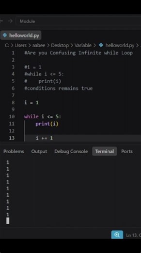 Python while Loop Mistake – 90% Beginners Make! How to Fix It! #pythonforbeginners#pythontutorial