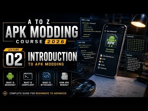A to Z APK Modding Course 2026 | Lecture 2 | Programming, Java & APK Explained