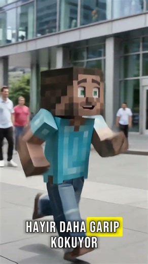 STEVE DÜNYADA #1 #ai #reels #movie #minecraft #trending #gaming #aivideo #shorts #like #subscribe