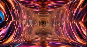 A visual representation of sound waves as an illusion, creating a pulsating effect in the video