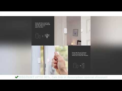 Aqara Smart Door Window Sensor Zigbee Mini Door Sensor Wireless Connection Alarm Smart Home for