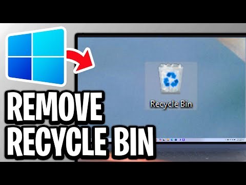 How to Remove Recycle Bin from Desktop on Windows 11 PC And Laptop - Full Guide