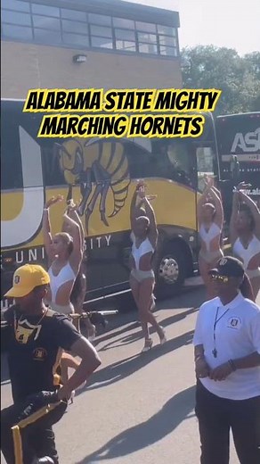 Alabama State Mighty marching Hornets Marching in vs Southern 2025