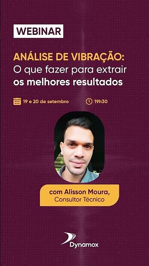 Webinar - Análise de vibração #manutençãoindustrial