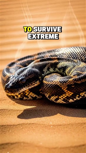 This Snake “Cooks” Its Own Body 😳