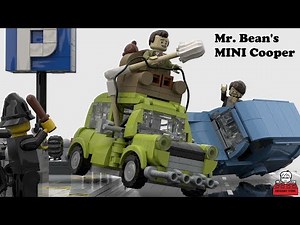 LEGO MOC #55-2 Mr. Bean's MINI Cooper in TV Comedy Mr. Bean, Please support it on Lego Ideas :)