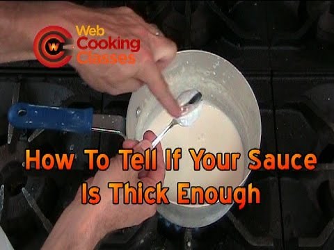 How To Tell If Your Sauce Is Thick Enough