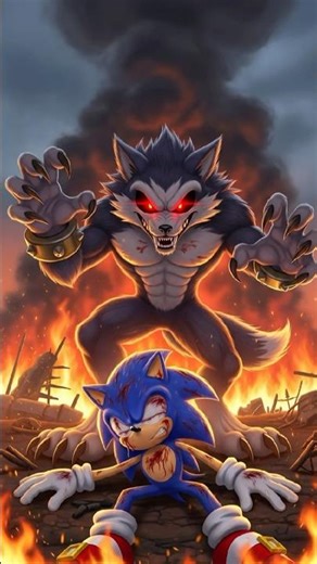 Wolf Sonic Avatar vs Sonic Team Silver, Shadow, Eggman, Metal Sonic #shorts #short #viral #trending