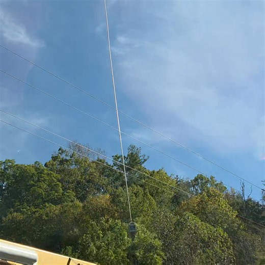 Very cool video of a helicopter trimming trees here in the Blue Ridge mountains. 🚁 We were stopped and watching when the flag man turned around the stop sign and told us we needed to get moving. 🤯 #quiltville #bonniekhunter #blueridgemountains #northcarolina | Quiltville