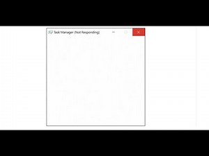 Fix Task Manager Not Responding On Windows 10