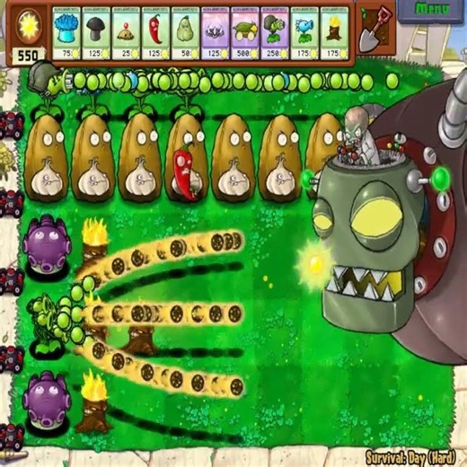 Team Threepeater Vs Peashooters Vs Dr. Zomboss 👑🔥 Final Boss Destruction #pvz #plantsvszombies