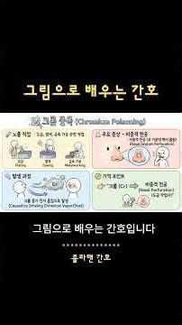 ​[국시합격] 1분 만에 끝내는 크롬 중독 핵심 요약 🩺 #간호조무사시험 #간호조무사자격증 #간호조무사요약정리