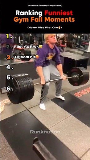 Ranking Top 6 Funniest Gym Fail Moments